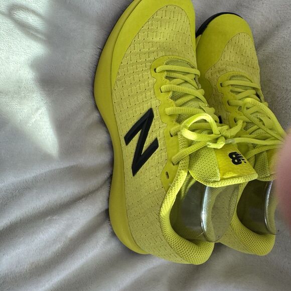 New Balance 996 SY4 Tennis Shoe Neon Green Size 7 - Picture 3 of 7